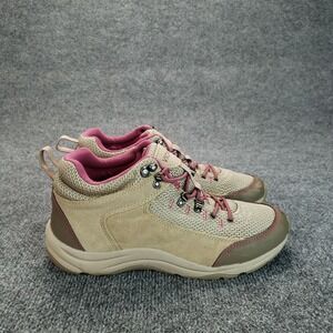 Vionic Boots Womens Size 10 Beige Suede Mesh‎ Bootie Arch Support 3105CYPRESS